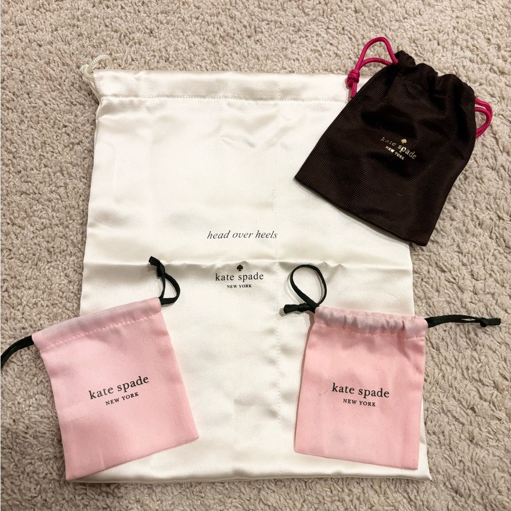 Kate Spade jewelry dust bags and shoe bag